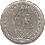 1963 SWITZERLAND SILVER FRANC REF 16 - WORLD COINS - Cambridgeshire Coins