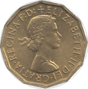 1963 THREEPENCE ( UNC ) 26 - Threepence - Cambridgeshire Coins