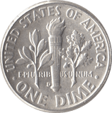 1963 USA SILVER DIME ( DENVER ) - SILVER WORLD COINS - Cambridgeshire Coins