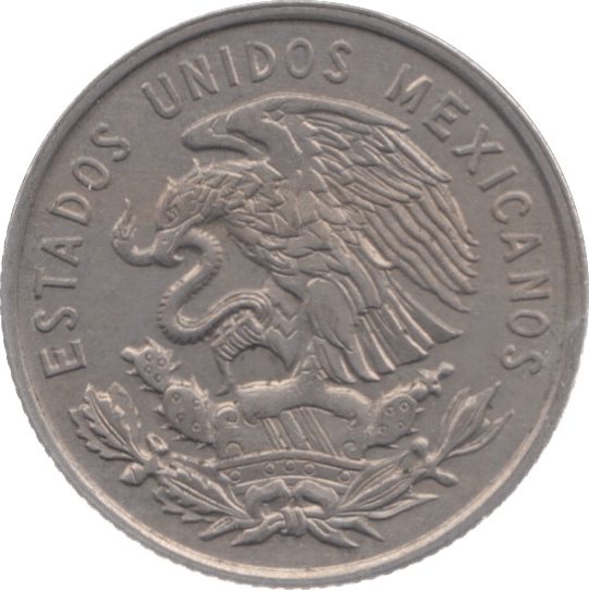1964 25 CENTAVOS MEXICO - WORLD COINS - Cambridgeshire Coins