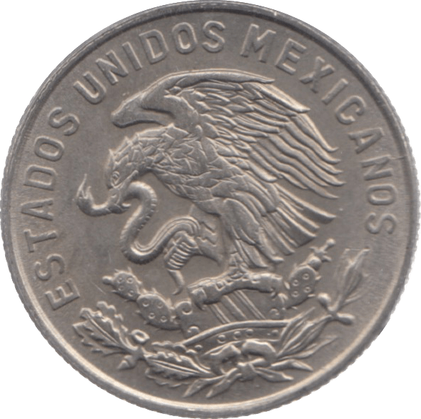 1964 50 CENTAVOS MEXICO - WORLD COINS - Cambridgeshire Coins