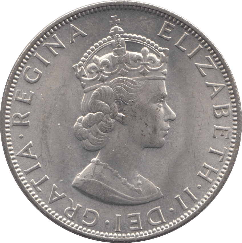 1964 BERMUDA SILVER CROWN 1 - SILVER WORLD COINS - Cambridgeshire Coins