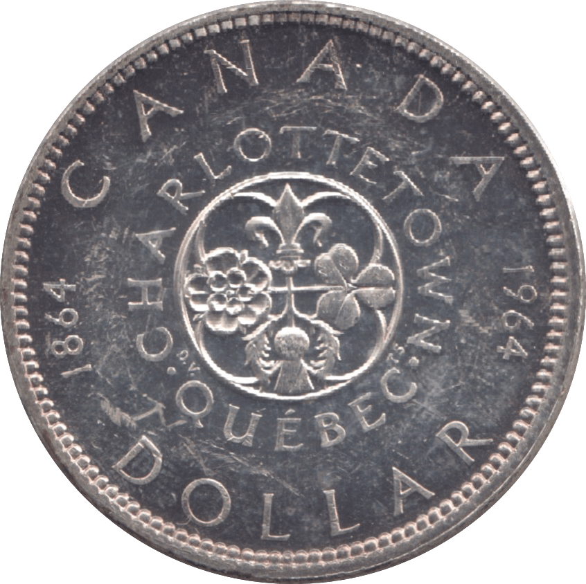 1964 CANADA SILVER ONE DOLLAR 9 - WORLD SILVER COINS - Cambridgeshire Coins