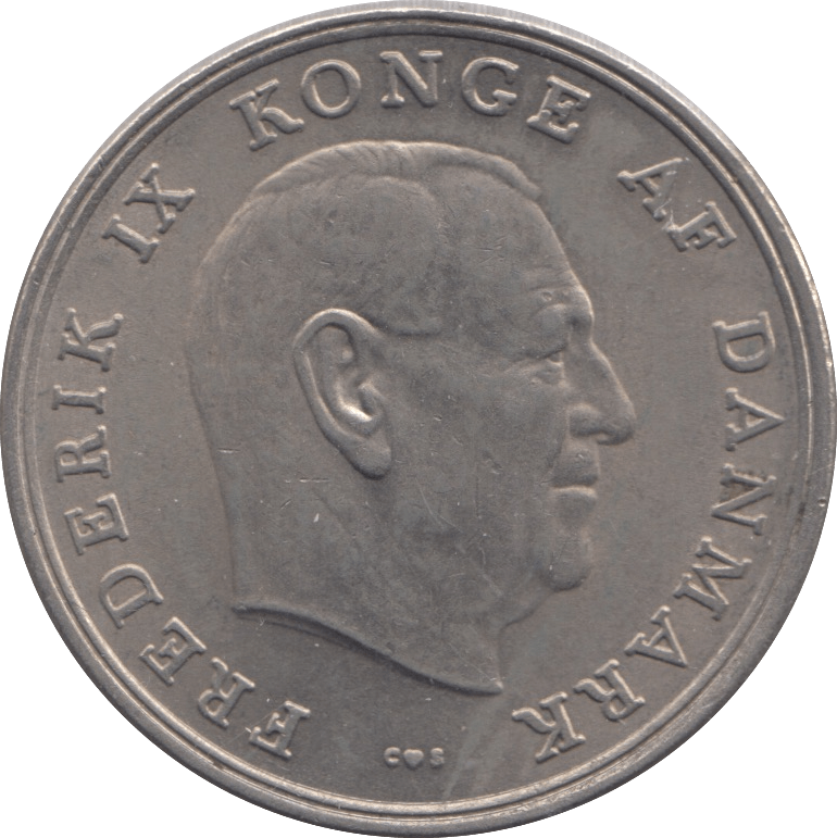 1964 DENMARK 5 KRONER - WORLD COINS - Cambridgeshire Coins