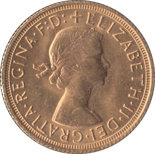 1964 GOLD SOVEREIGN ( AUNC ) - Sovereign - Cambridgeshire Coins