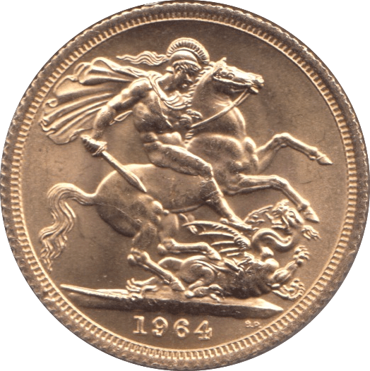 1964 GOLD SOVEREIGN ( BU ) - Sovereign - Cambridgeshire Coins