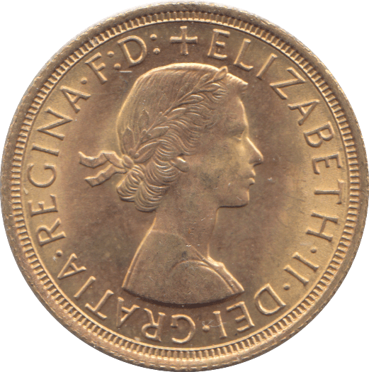1964 GOLD SOVEREIGN BU ( UNC ) - Sovereign - Cambridgeshire Coins