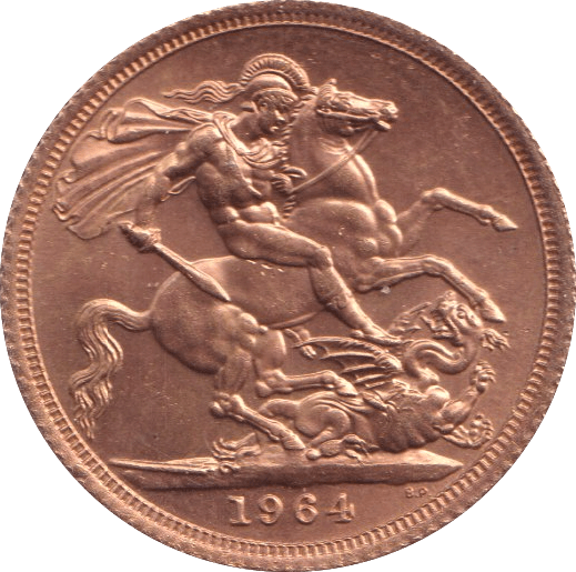 1964 GOLD SOVEREIGN ( UNC ) REF 2 - Sovereign - Cambridgeshire Coins