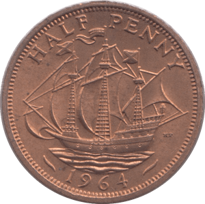 1964 HALFPENNY ( BU ) - Halfpenny - Cambridgeshire Coins