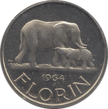 1964 MALAWI FLORIN ( PROOF ) - WORLD COINS - Cambridgeshire Coins