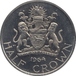 1964 MALAWI HALFCROWN ( PROOF ) - WORLD COINS - Cambridgeshire Coins
