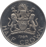 1964 MALAWI HALFCROWN ( PROOF ) - WORLD COINS - Cambridgeshire Coins