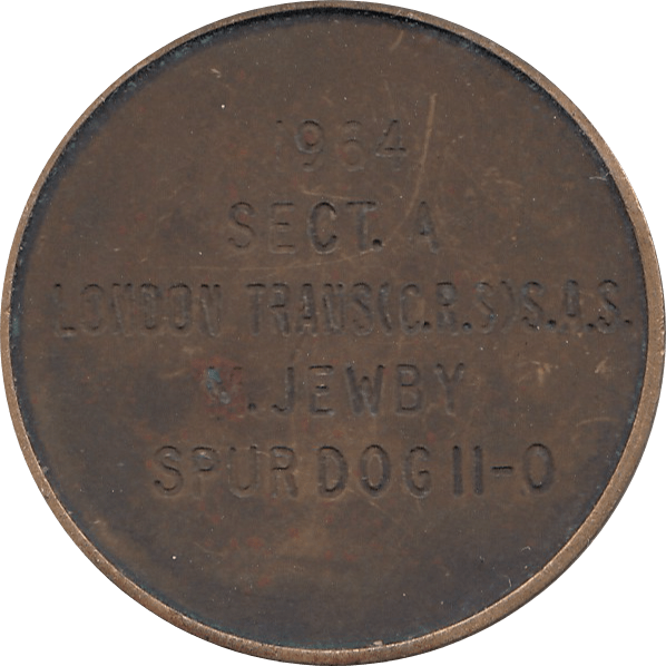 1964 NATIONAL FEDERATION OF SEA ANGLERS BRONZE MEDAL REF H122 - Token - Cambridgeshire Coins