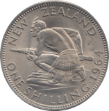 1964 NEW ZEALAND 1 SHILLING ( UNC ) 1 - WORLD COINS - Cambridgeshire Coins