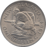 1964 NEW ZEALAND 1 SHILLING ( UNC ) 1 - WORLD COINS - Cambridgeshire Coins
