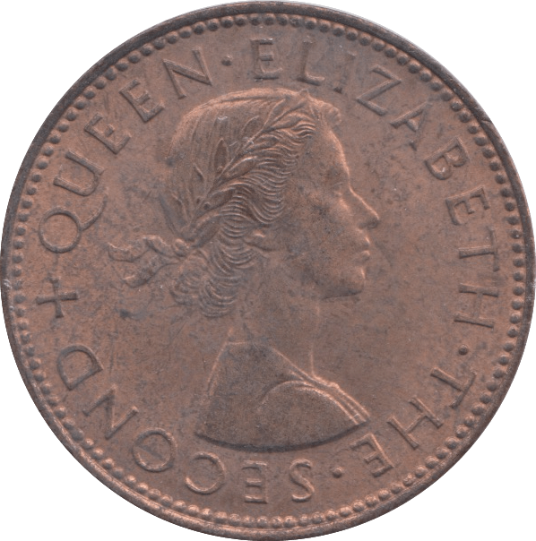 1964 NEW ZEALAND HALF PENNY ( UNC ) 1 - WORLD COINS - Cambridgeshire Coins