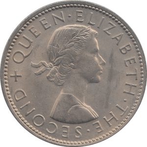 1964 NEW ZEALAND ONE FLORIN ( UNC ) 2 - WORLD COINS - Cambridgeshire Coins