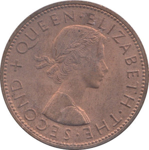 1964 NEW ZEALAND ONE PENNY ( UNC ) - WORLD COINS - Cambridgeshire Coins