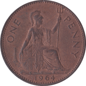 1964 PENNY ( UNC ) - Penny - Cambridgeshire Coins