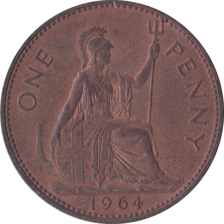 1964 PENNY ( UNC ) - Penny - Cambridgeshire Coins