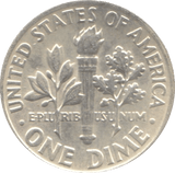 1964 SILVER 1 DIME U.S.A - SILVER WORLD COINS - Cambridgeshire Coins