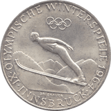 1964 SILVER 50 SCHILLING AUSTRIA - SILVER WORLD COINS - Cambridgeshire Coins