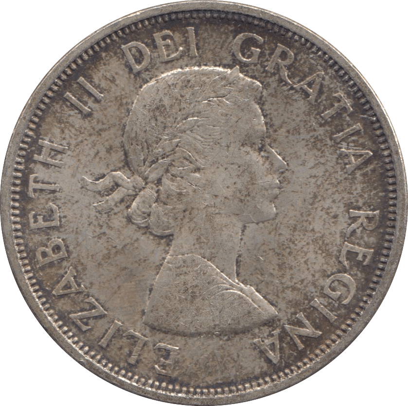 1964 SILVER CANADA QUEBEC DOLLAR 1 - SILVER WORLD COINS - Cambridgeshire Coins