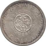 1964 SILVER CANADA QUEBEC DOLLAR 1 - SILVER WORLD COINS - Cambridgeshire Coins