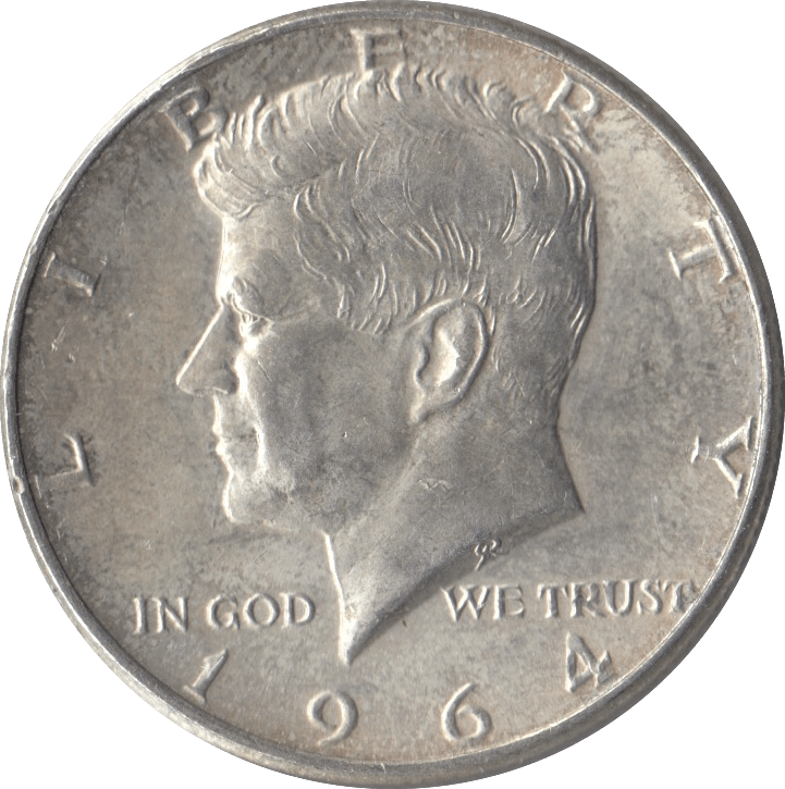 1964 SILVER HALF DOLLAR USA - SILVER WORLD COINS - Cambridgeshire Coins