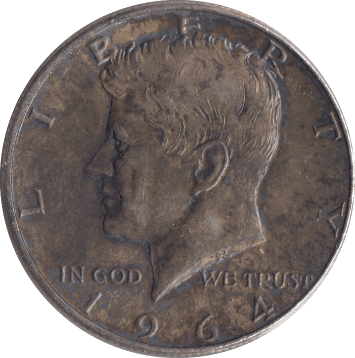 1964 SILVER HALF DOLLAR USA - SILVER WORLD COINS - Cambridgeshire Coins