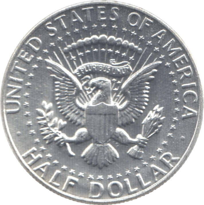 1964 SILVER HALF DOLLAR USA - WORLD SILVER COINS - Cambridgeshire Coins