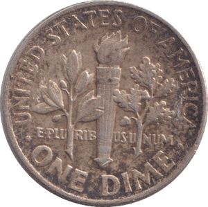 1964 SILVER ONE DIME USA - SILVER WORLD COINS - Cambridgeshire Coins