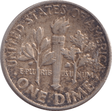 1964 SILVER ONE DIME USA - SILVER WORLD COINS - Cambridgeshire Coins