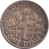 1964 SILVER ONE DIME USA - SILVER WORLD COINS - Cambridgeshire Coins