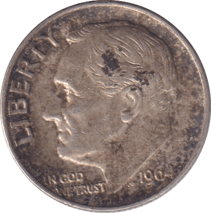 1964 SILVER ONE DIME USA - SILVER WORLD COINS - Cambridgeshire Coins