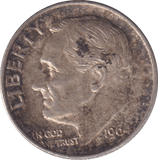 1964 SILVER ONE DIME USA - SILVER WORLD COINS - Cambridgeshire Coins