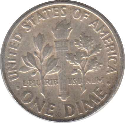 1964 SILVER ONE DIME USA - SILVER WORLD COINS - Cambridgeshire Coins