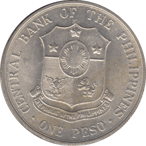 1964 SILVER ONE PESO PHILIPPINES - WORLD COINS - Cambridgeshire Coins