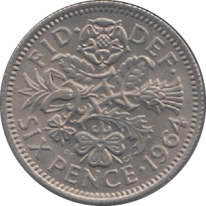 1964 SIXPENCE ( UNC ) 16 - Sixpence - Cambridgeshire Coins