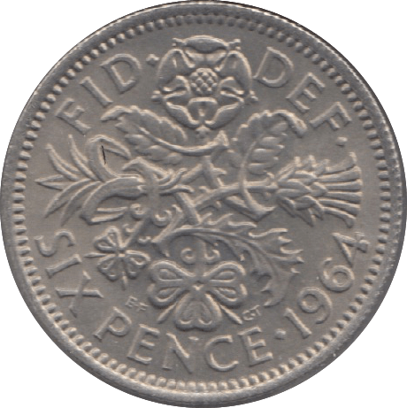 1964 SIXPENCE ( UNC ) 16 - Sixpence - Cambridgeshire Coins