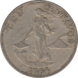 1964 TEN CENTAVOS PHILIPPINES - WORLD COINS - Cambridgeshire Coins
