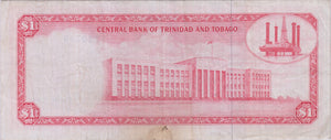 1964 TRINIDAD AND TOBAGO 1 DOLLAR BANKNOTE REF 1425 - World Banknotes - Cambridgeshire Coins