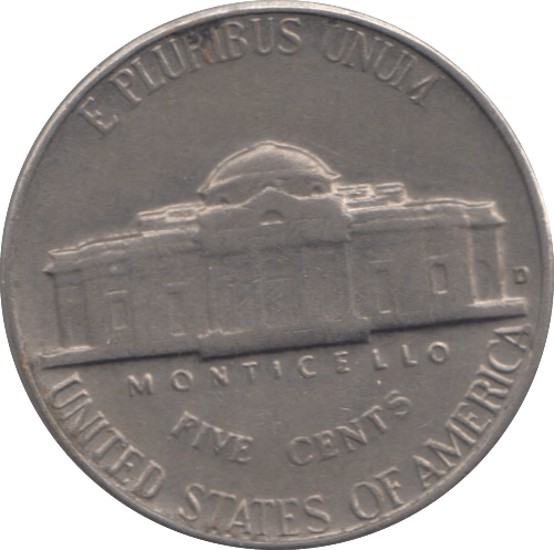 1964 USA 5 CENTS - WORLD COINS - Cambridgeshire Coins