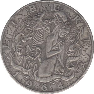 1964 USA HALF DOLLAR FANTASY MEDAL - Cambridgeshire Coins