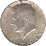 1964 USA HALF DOLLAR - WORLD COINS - Cambridgeshire Coins