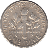 1964 USA SILVER DIME DENVER MINT - SILVER WORLD COINS - Cambridgeshire Coins