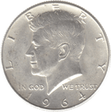 1964 USA SILVER HALF DOLLAR B - WORLD SILVER COINS - Cambridgeshire Coins