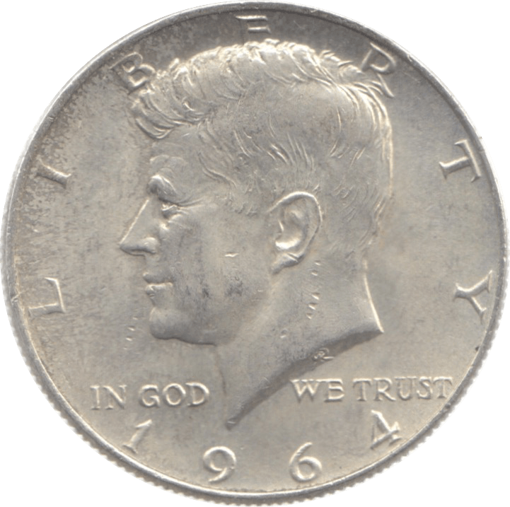 1964 USA SILVER HALF DOLLAR C - WORLD SILVER COINS - Cambridgeshire Coins