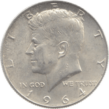 1964 USA SILVER HALF DOLLAR C - WORLD SILVER COINS - Cambridgeshire Coins
