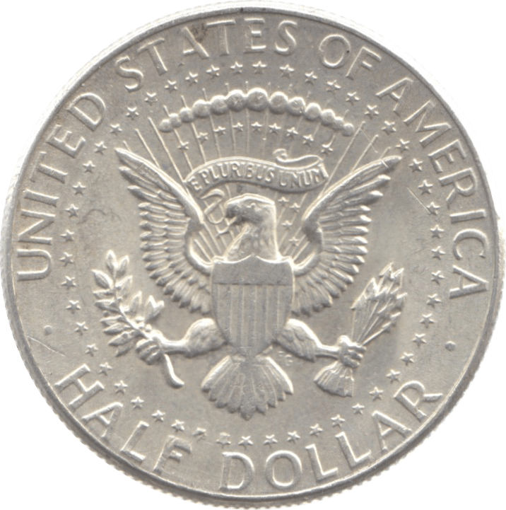 1964 USA SILVER HALF DOLLAR D - WORLD SILVER COINS - Cambridgeshire Coins